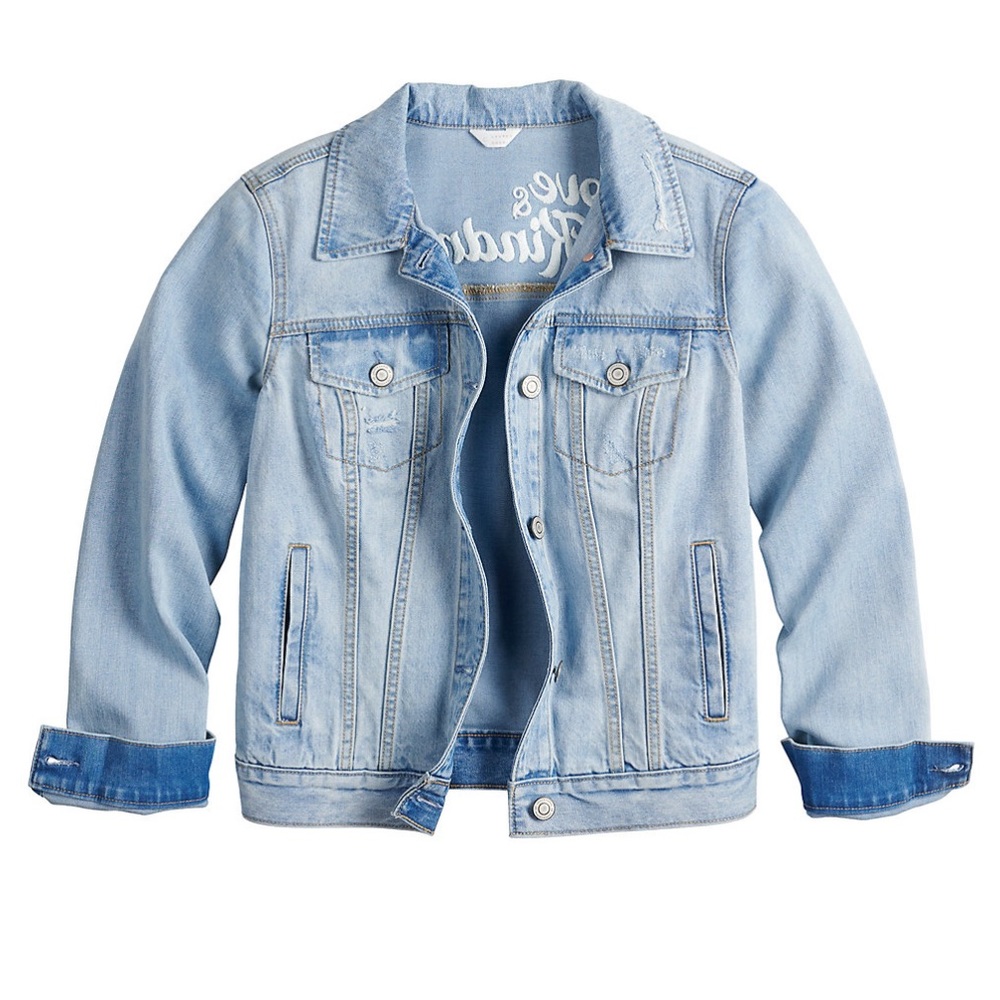 LC Embroidered Denim Jacket